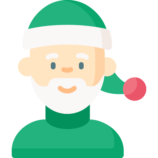 papá noel icono gratis