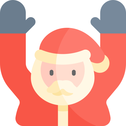 papa noel icono gratis