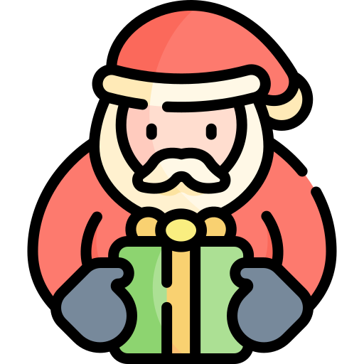 papá noel icono gratis