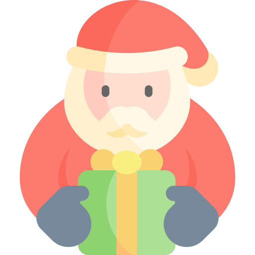 papá noel icono gratis