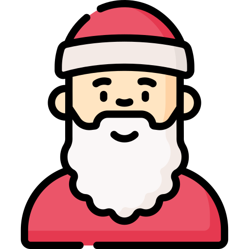 papá noel icono gratis