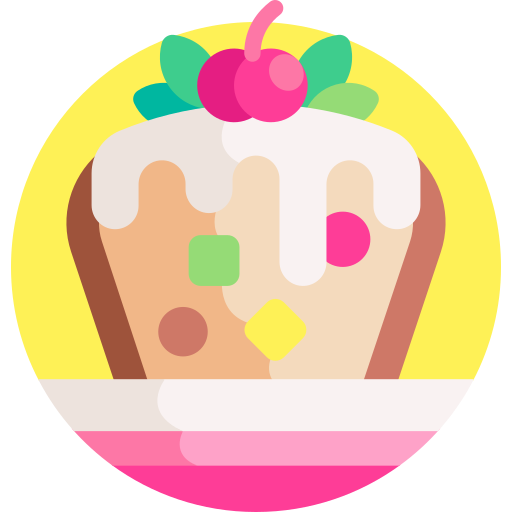 pastel de frutas icono gratis