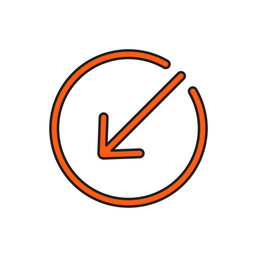 pfeil nach links unten kostenlos Icon pfeil nach links unten kostenlos Icon