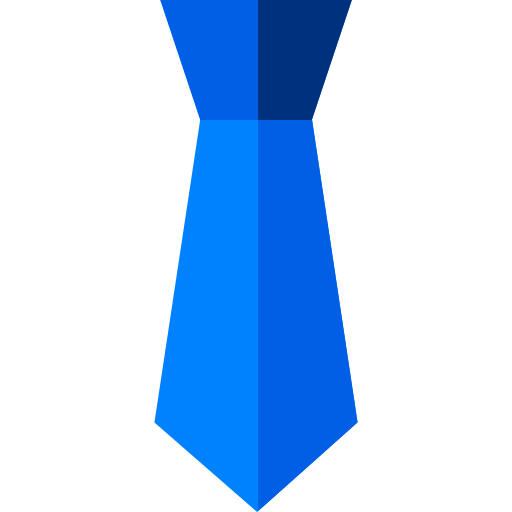 Tie Basic Straight Flat icon