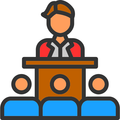 conferencia icono gratis