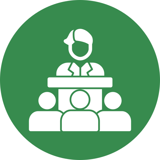 conferencia icono gratis