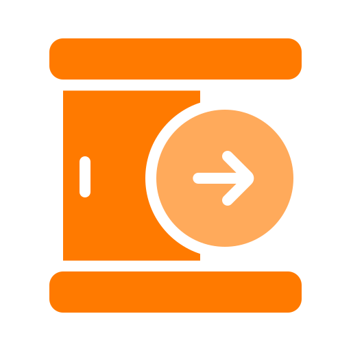 Puerta corredera icono gratis