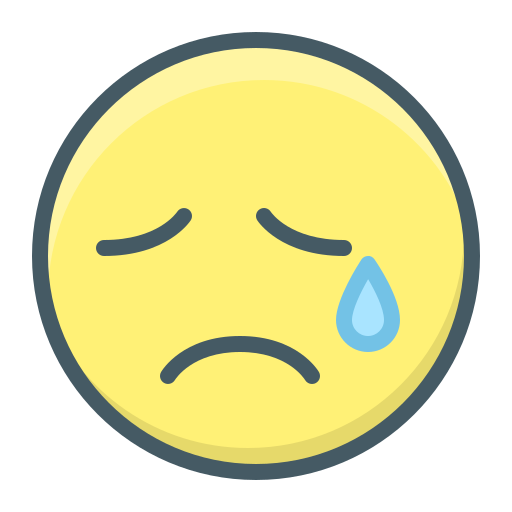 Crying Generic Outline Color icon