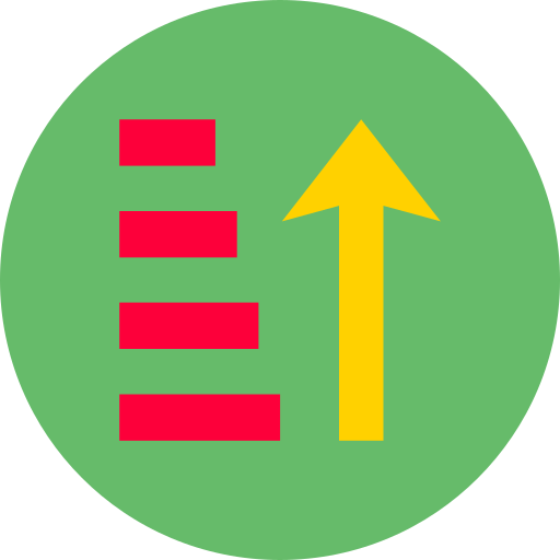 Sort ascending Generic Flat icon