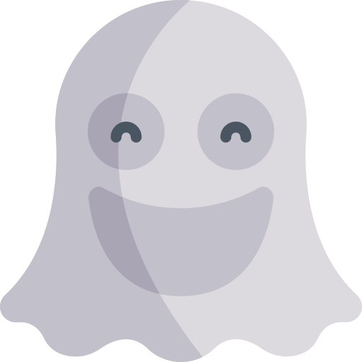 Ghost Kawaii Flat icon