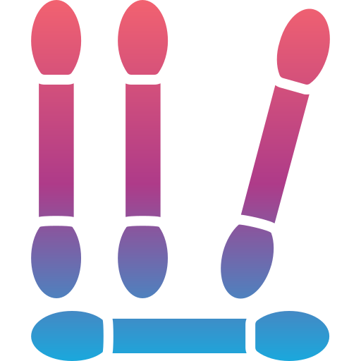 bastoncillos de algodón icono gratis