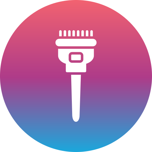 Hair dye brush Generic Flat Gradient icon