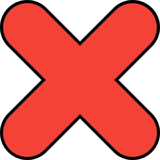 Forbidden Generic Outline Color icon