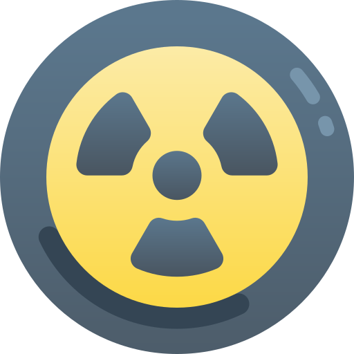 radioactivo icono gratis