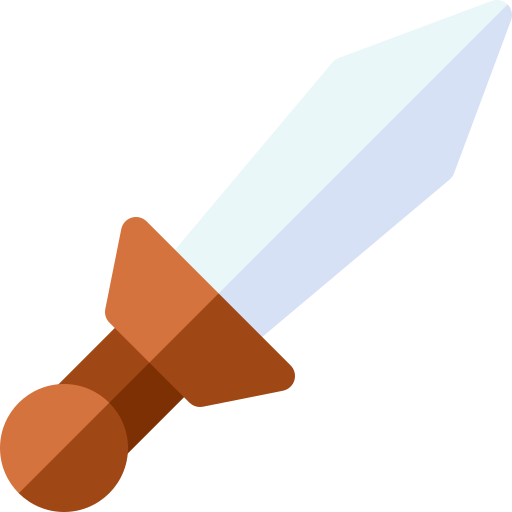 Sword Basic Rounded Flat icon