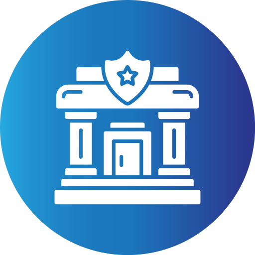 estación de policía icono gratis