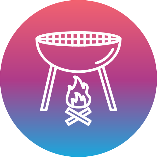 BBQ grill Generic Flat Gradient icon