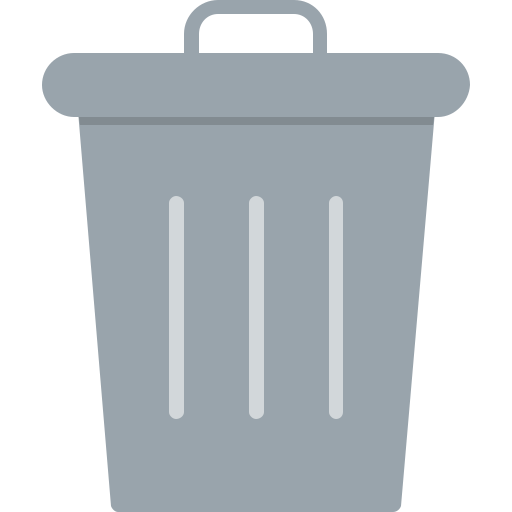 Trash can Generic Flat icon