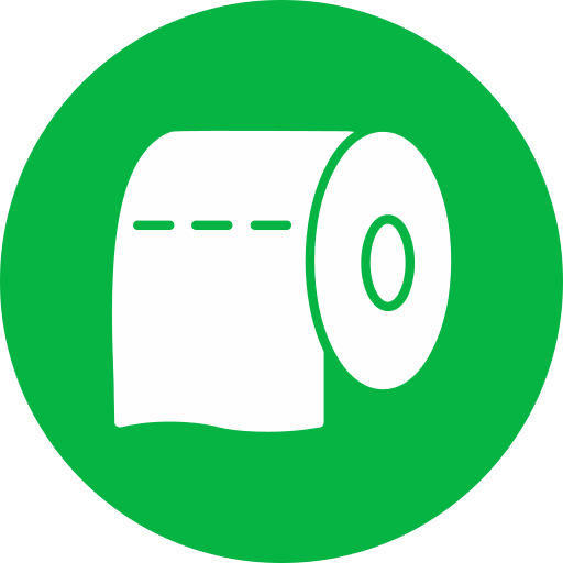 papel higiénico icono gratis