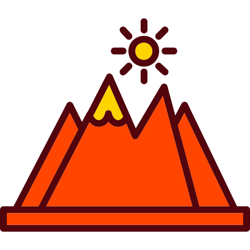 Mountain Generic Outline Color icon