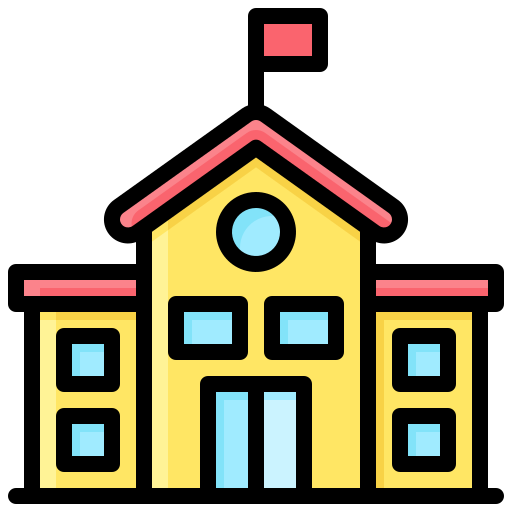 School Generic Outline Color icon