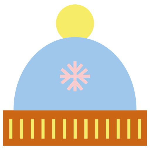 sombrero de invierno icono gratis