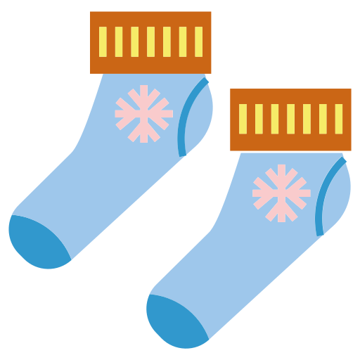 calcetines de invierno icono gratis