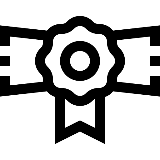 Certificate free icon