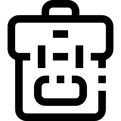 Backpack free icon