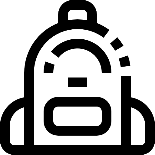Backpack free icon