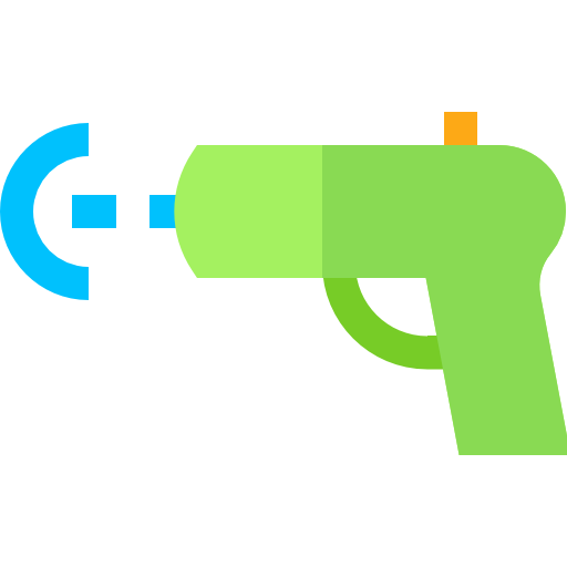 pistola de agua icono gratis