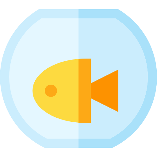 Fish Basic Straight Flat Icon