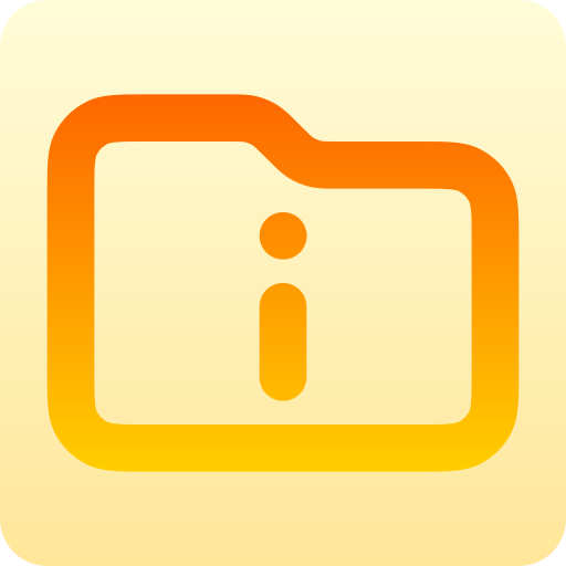 Info Generic Flat Gradient icon