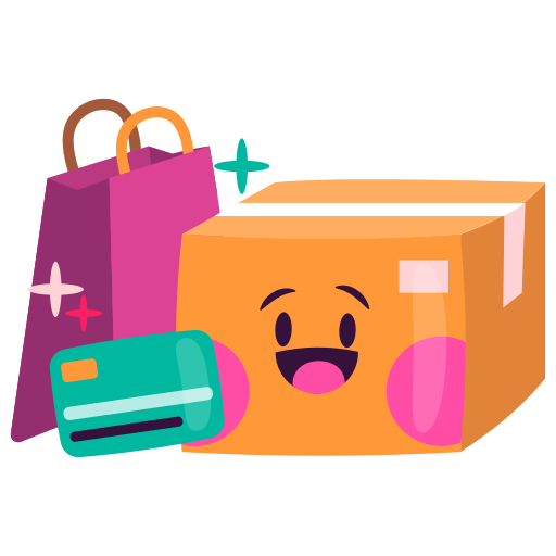 Shopping free sticker Shopping free sticker