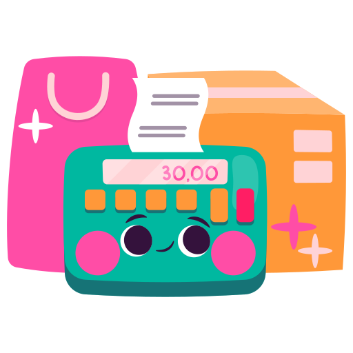 Shopping free sticker Shopping free sticker