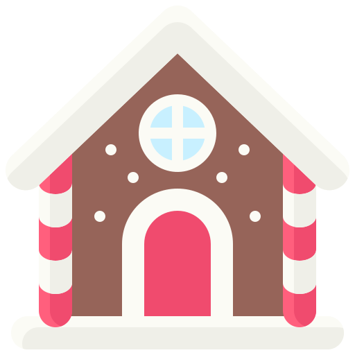 casa de jengibre icono gratis