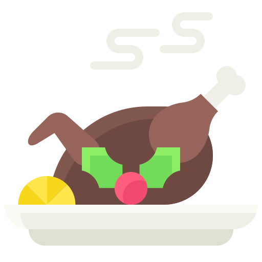 pollo asado icono gratis