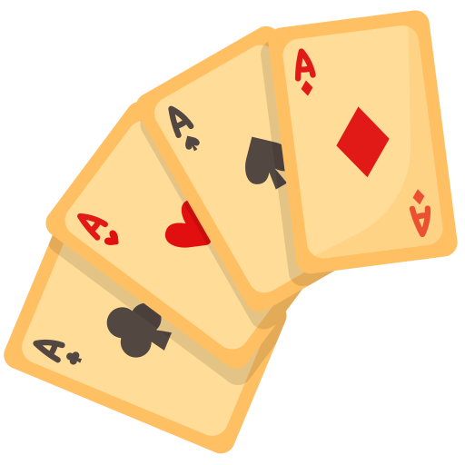 cartas de póquer icono gratis