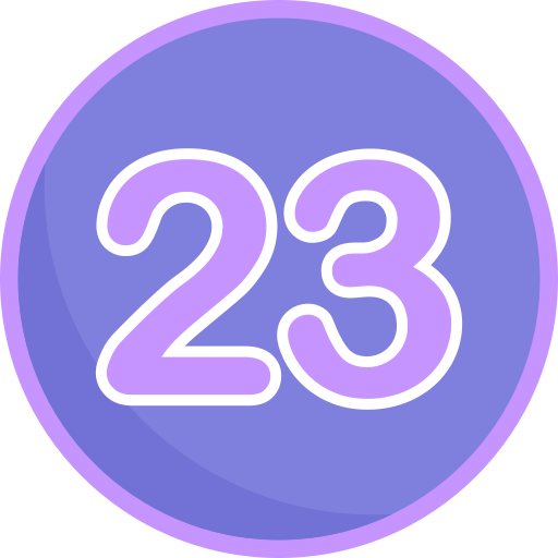 Twenty three Generic Flat icon