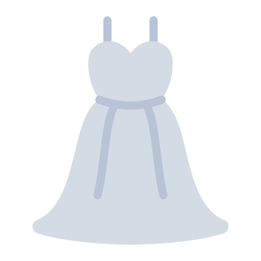 vestido de novia icono gratis