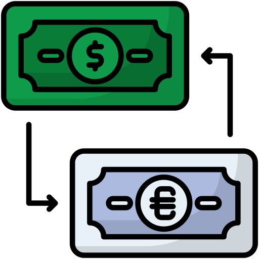 Exchange Generic Outline Color icon