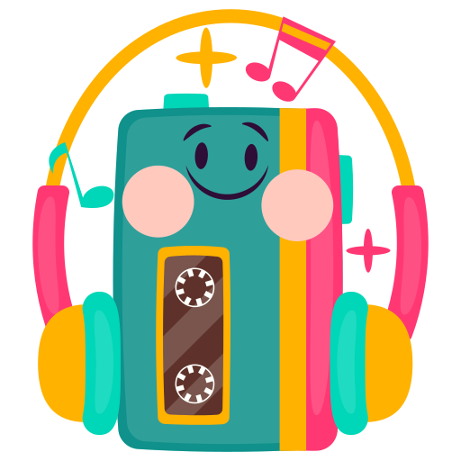 Walkman Stickers - Free electronics Stickers