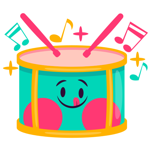 Drum Stickers - Gratis musik StickersDrum Stickers - Gratis musik Stickers  