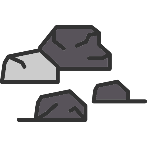 Rock Generic Outline Color icon