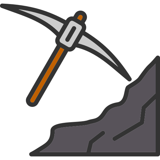 Pickaxe Generic Outline Color icon