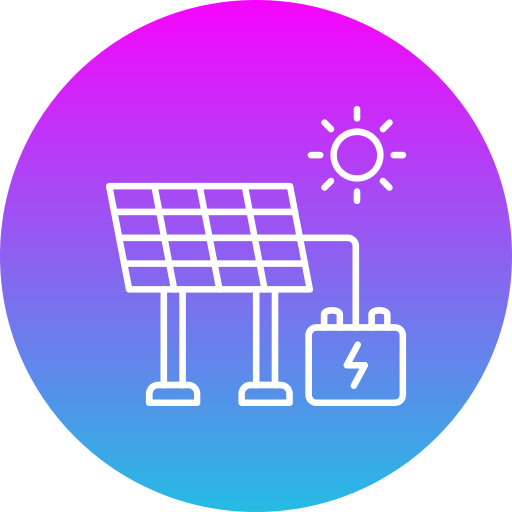 energía solar icono gratis