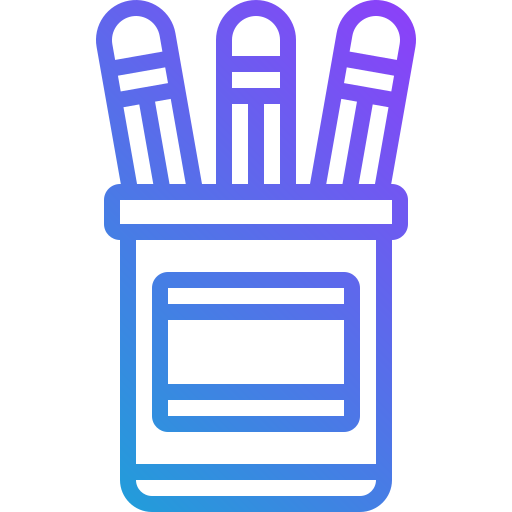 Pencil case free icon