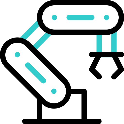 Robotic Arm Basic Accent Outline Icon