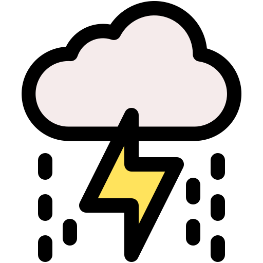 Storm Generic Outline Color icon