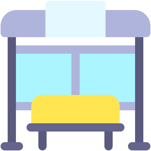 Bus Stop Generic Flat icon